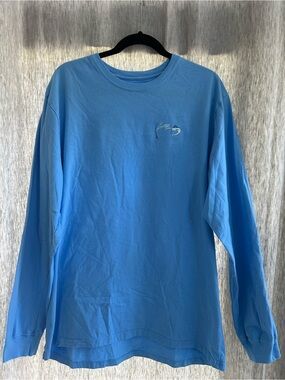 MENS LONG SLEEVE SOUTHERN TIDE TROPHY SKIPJACK FISHING T SHIRT XL